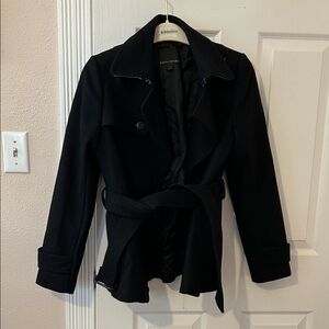 Banana Republic Black Trench Coat